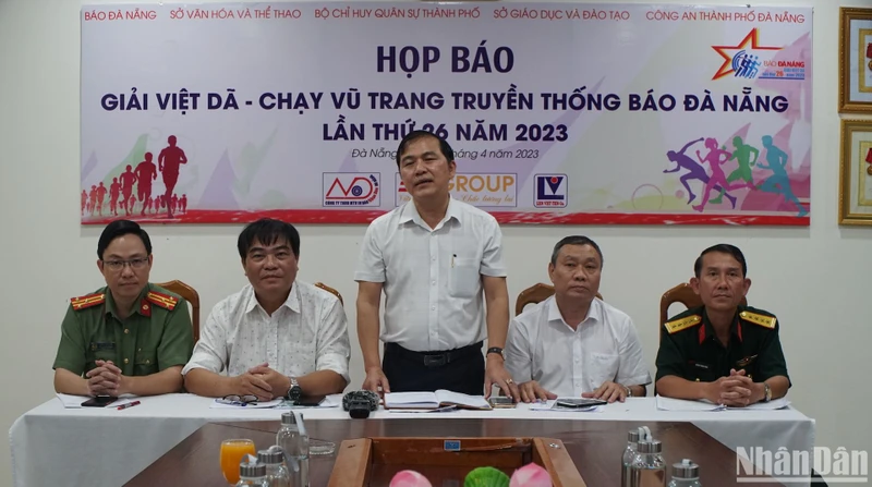 Ban tổ chức thông tin về Giải Việt dã - chạy Vũ trang truyền thống Báo Đà Nẵng năm 2023.