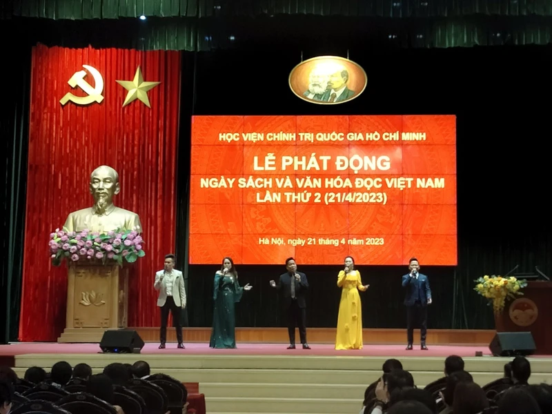 Lễ phát động “Ngày Sách và Văn hóa đọc Việt Nam lần thứ 2” năm 2023.