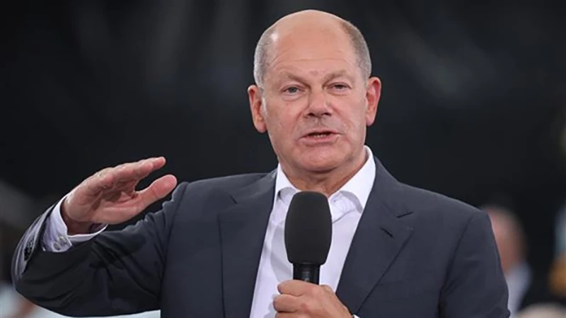 Thủ tướng Đức Olaf Scholz. (Ảnh: AFP/TTXVN)