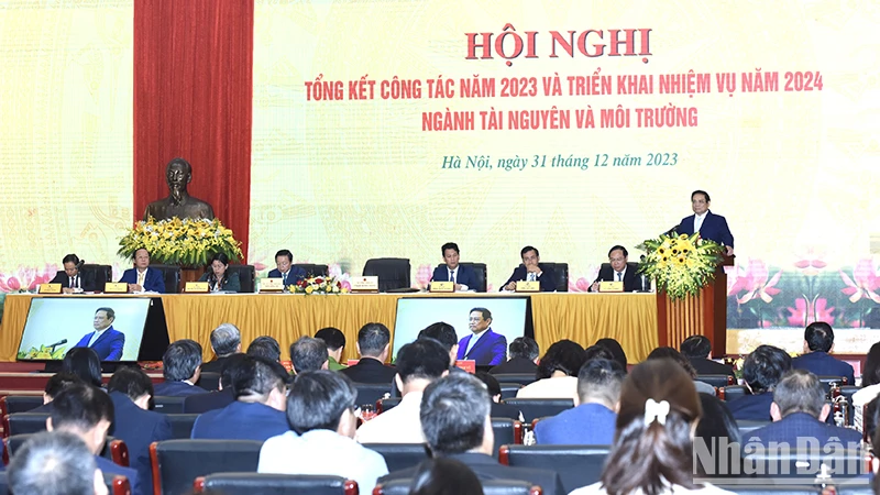 Thủ tướng Phạm Minh Chính phát biểu chỉ đạo Hội nghị.