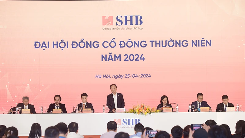 SHB tăng tốc chuyển đổi, lợi nhuận quý I cao nhất lịch sử, mục tiêu 2024 tăng 22% và chia cổ tức 18%