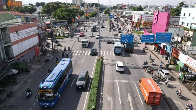 Quốc lộ 22 hiện hữu sẽ đầu tư thành tuyến cao tốc Thành phố Hồ Chí Minh-Mộc Bài, nhằm thúc đẩy phát triển hạ tầng, kinh tế-xã hội của Thành phố Hồ Chí Minh và Tây Ninh. (Ảnh: QUÝ HIỀN)