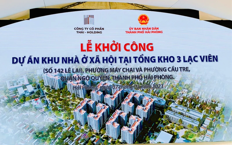 Dự án nhà ở xã hội lớn của thành phố Hải Phòng sắp được triển khai xây dựng.