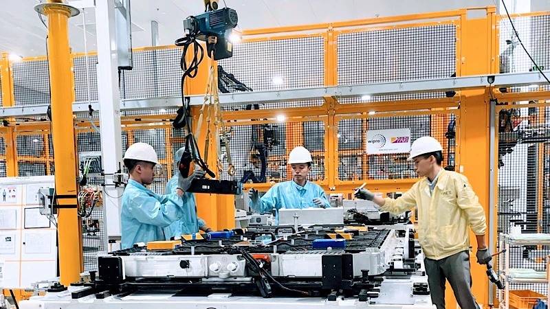 Ngành công nghiệp chế biến, chế tạo vẫn giữ vai trò động lực cho tăng trưởng kinh tế của thành phố Hải Phòng.