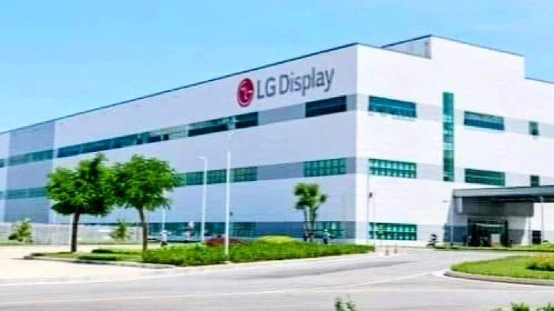 Công ty LG Display Việt Nam Hải Phòng tại Khu công nghiệp Tràng Duệ.