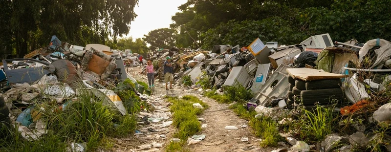 Rác thải điện tử là dòng rác thải sinh hoạt phát triển nhanh nhất trên thế giới. (Nguồn: UN)