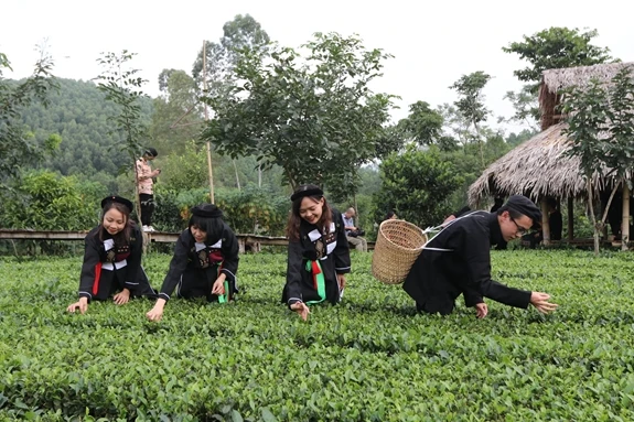 Điểm du lịch Bản Ven, xã Xuân Lương ngày càng được nhiều du khách biết đến. Ảnh: HỮU TRƯỞNG