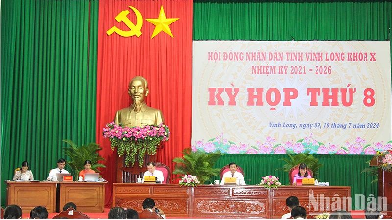 Vĩnh Long khai mạc kỳ họp lần thứ 8, Hội đồng nhân dân tỉnh khóa 10, nhiệm kỳ 2021-2026. 