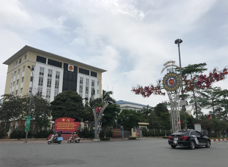 Diện mạo huyện Thanh Trì ngày càng khang trang, hiện đại. 