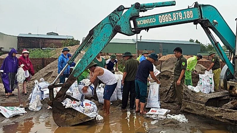 Các địa phương sẵn sàng nhân lực, vật tư, phương tiện ứng phó bão số 3. 