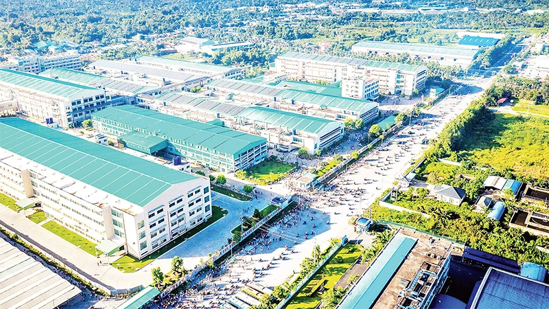 Khu công nghiệp Tân Phú Thạnh (huyện Châu Thành A, tỉnh Hậu Giang).