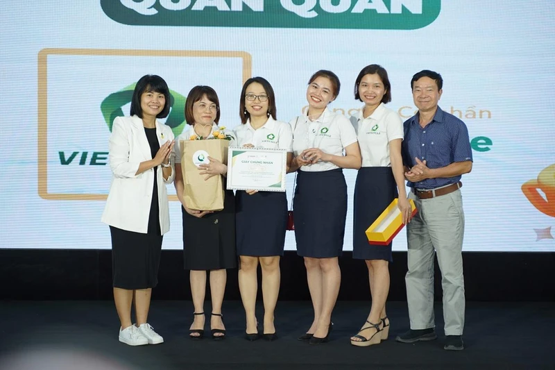 Đội VietCycle giành giải Quán quân cuộc thi PlastiNOvation 2022. (Ảnh: BTC)