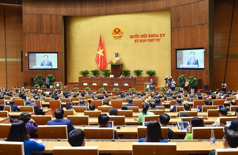 Quang cảnh Kỳ họp thứ 4, Quốc hội khóa XV.