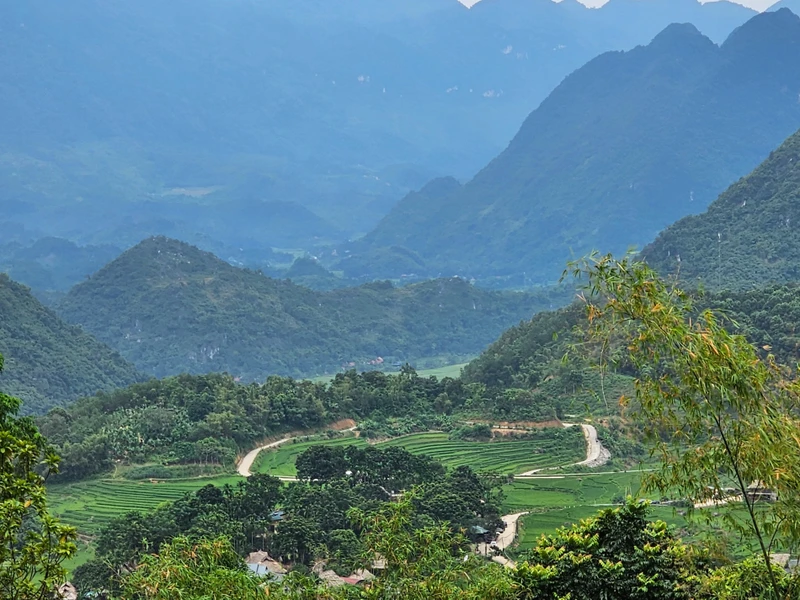 Một góc Pù Luông ở huyện Bá Thước, tỉnh Thanh Hóa.
