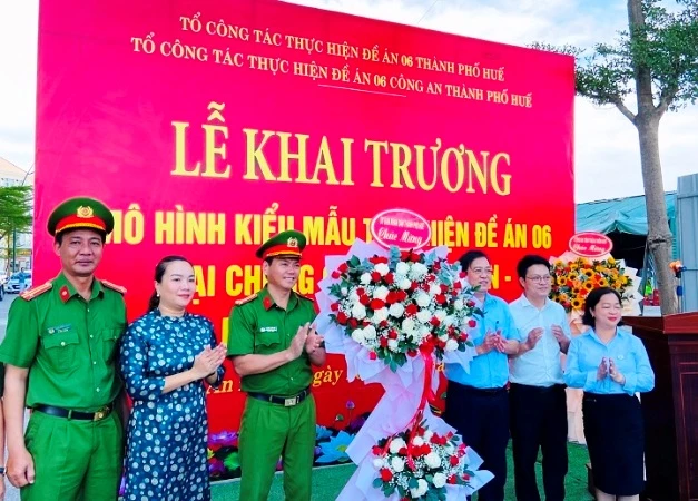 Đây là mô hình điểm kiểu mẫu thực hiện Đề án 06 tại Khu chung cư, Khu đô thị thứ hai của thành phố Huế sau Khu chung cư Xuân Phú (phường Xuân Phú).