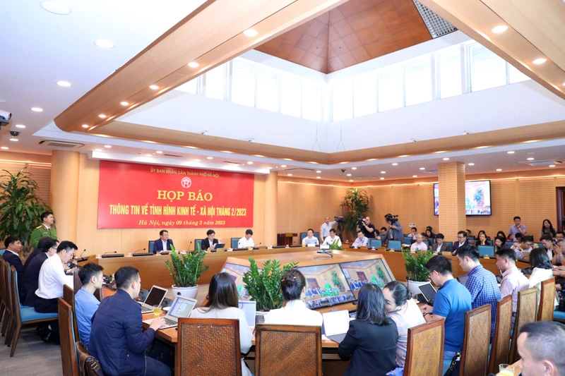 Hà Nội công bố một số chỉ tiêu kinh tế-xã hội trong hai tháng đầu năm 2023.