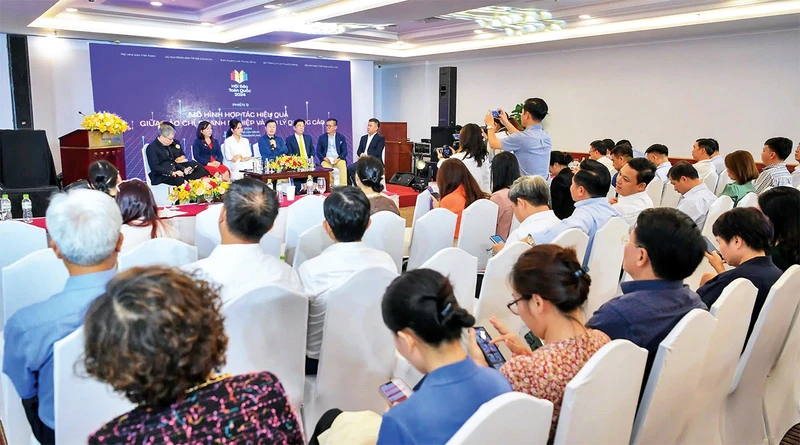 Sản xuất bảng mạch điện tử tại Công ty TNHH Điện tử Meiko Việt Nam (Hà Nội). Ảnh: ĐĂNG ANH 