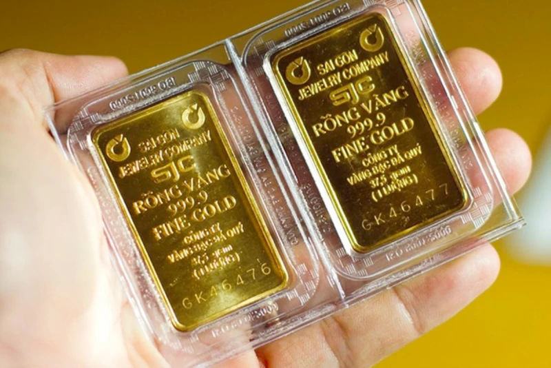 Ảnh minh họa vàng miếng SJC.