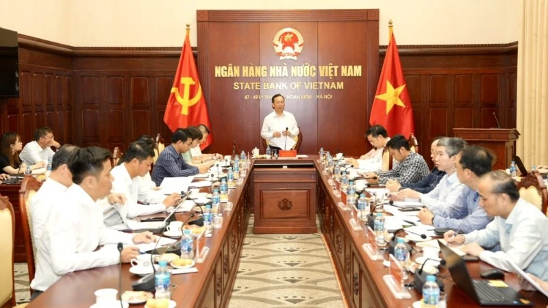 Toàn cảnh buổi làm việc.