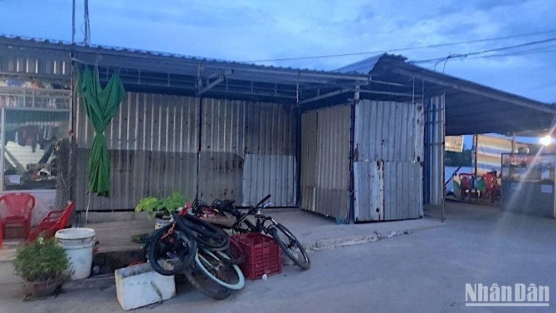 Căn nhà của ông Nghiêm Đại Quốc, nơi ông và cha ruột bị nhóm người xông vào nhà gây thương tích vào tháng 5/2023.