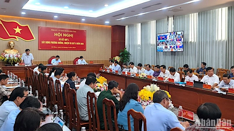 Hội nghị sơ kết quý I, triển khai các mặt công tác quý II/2024 tại Cà Mau.