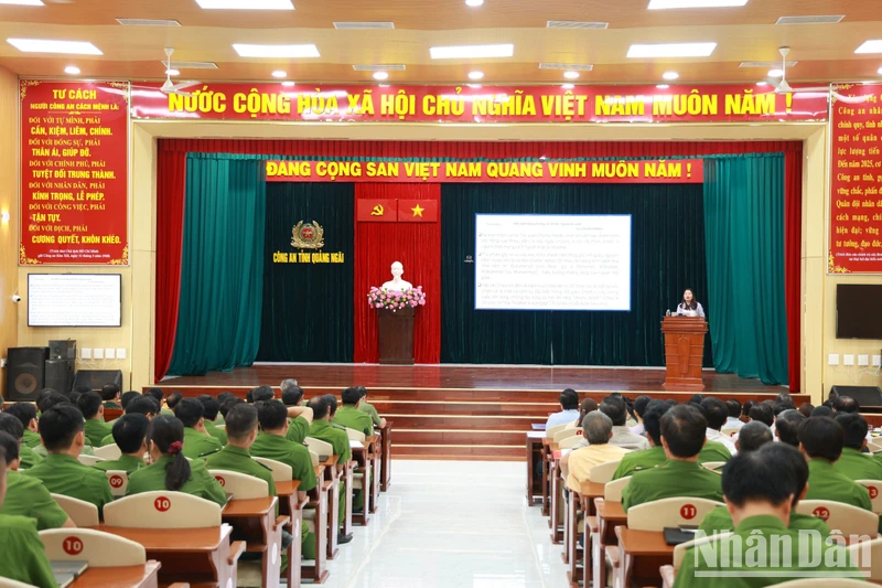 Hội nghị tập huấn công tác nhân quyền tỉnh Quảng Ngãi năm 2024. (Ảnh: BTC)