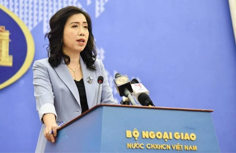 Người phát ngôn Bộ Ngoại giao Lê Thị Thu Hằng.