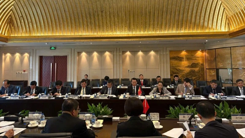 Đoàn công tác của Bộ Nông nghiệp và Môi trường sang làm việc với Tổng cục Hải quan Trung Quốc.
