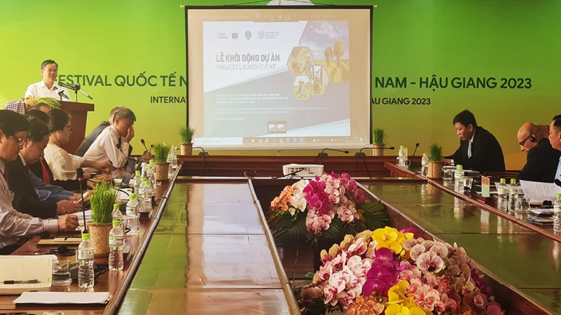Quang cảnh Lễ khởi động dự án.