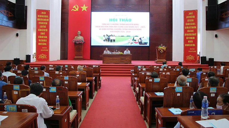Quang cảnh hội thảo.