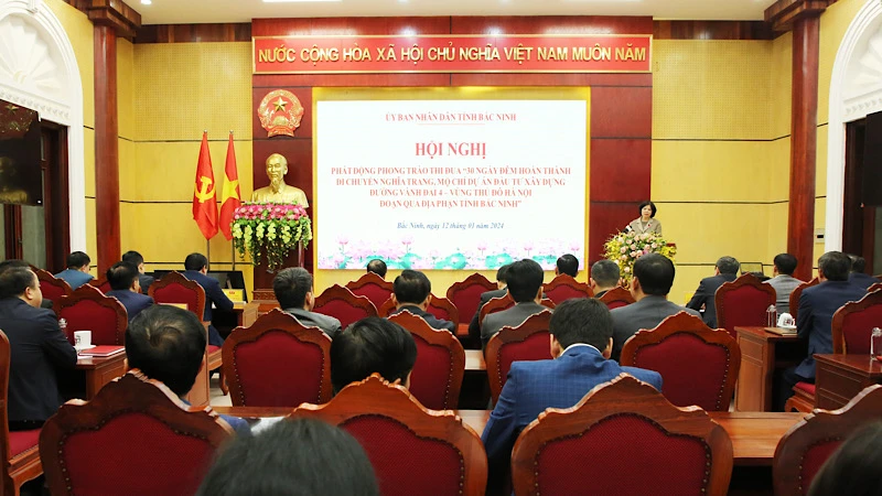 Bắc Ninh vận động nhân dân khẩn trương di dời mộ chí phục vụ dự án đường Vành đai 4-Vùng Thủ đô.