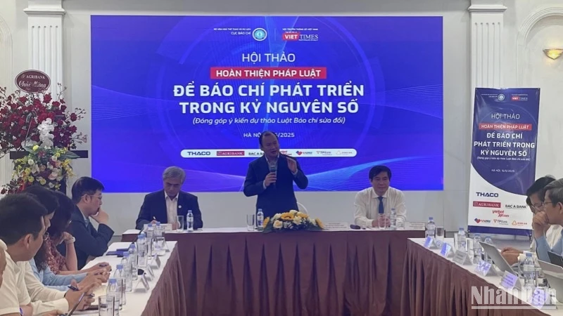 Dự thảo Luật Báo chí (sửa đổi) thu hút sự quan tâm của phóng viên, nhà báo, nhà quản lý và các chuyên gia công nghệ. 