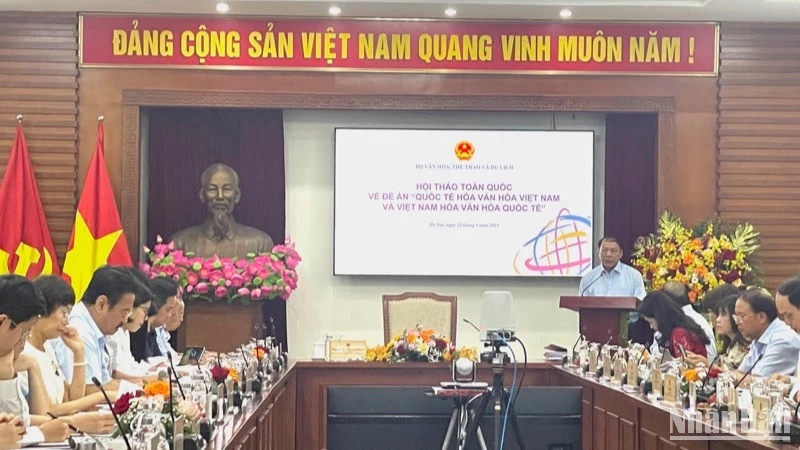 Quang cảnh hội thảo. 