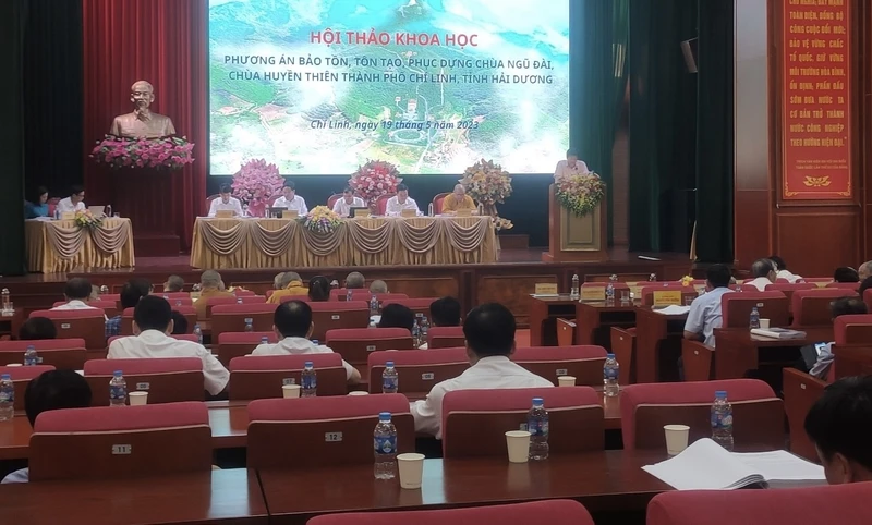 Hội thảo khoa học phương án bảo tồn, tôn tạo, phục dựng chùa Ngũ Đài, chùa Huyền Thiên.