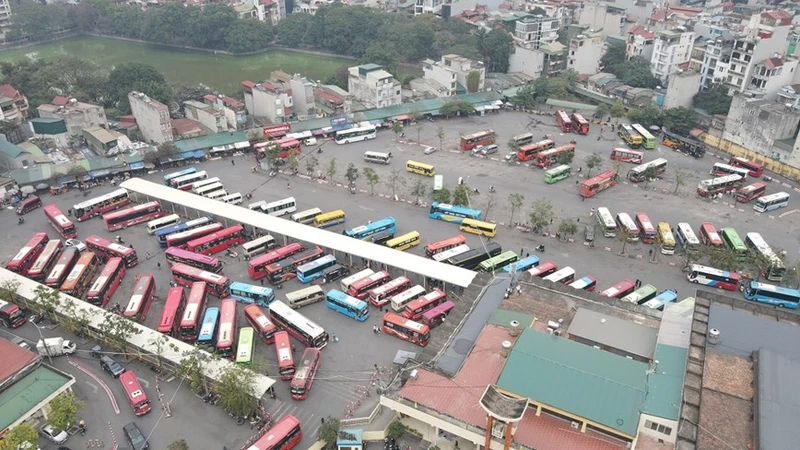 Các bến xe tại Hà Nội đã sẵn sàng phục vụ nhu cầu đi lại của người dân trong dịp nghỉ lễ 2/9.