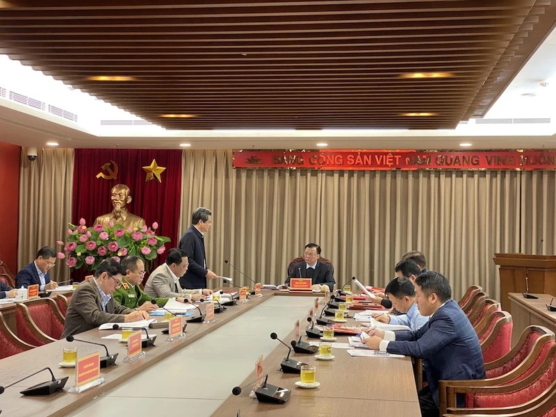 Quang cảnh hội nghị ngày 25/12.