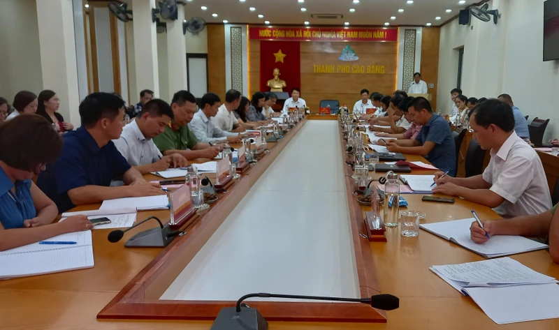 Quang cảnh cuộc họp báo.