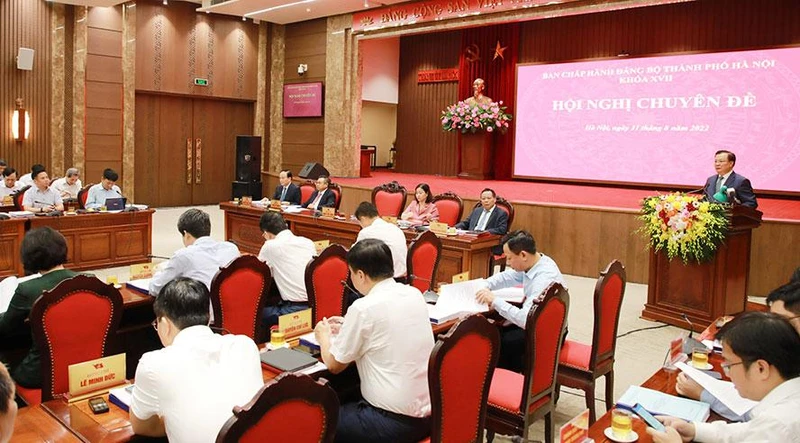 Quang cảnh Hội nghị sáng 31/8.