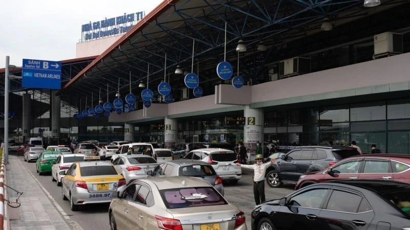 Sân bay Nội Bài.