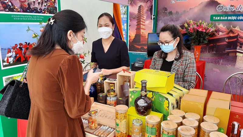 Nhiều sản phẩm du lịch mới của Tam Đảo được giới thiệu cho du khách.