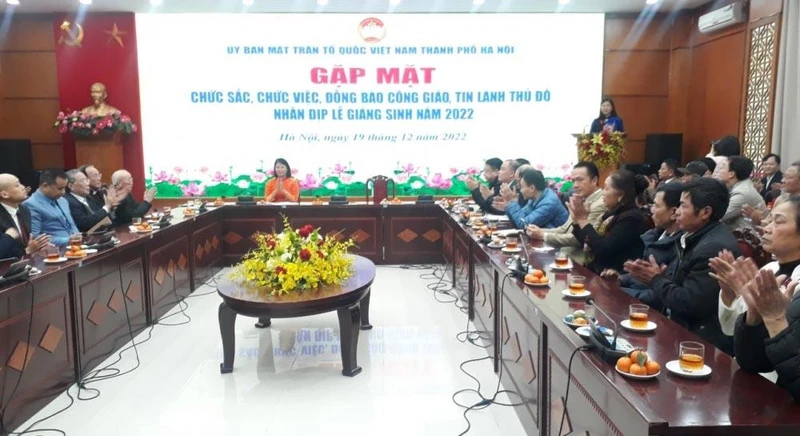Quang cảnh buổi gặp mặt.