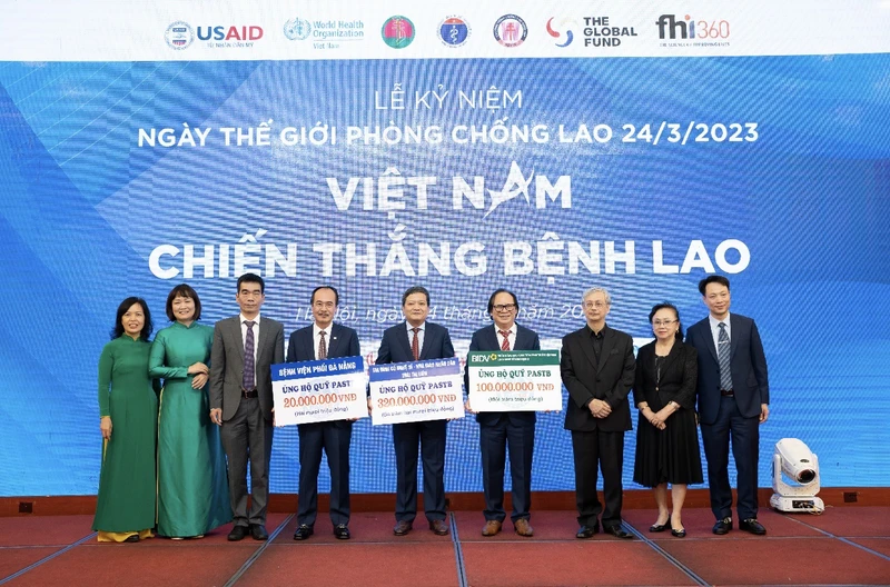 Nhiều tổ chức, cá nhân ủng hộ Quỹ Hỗ trợ người bệnh chiến thắng bệnh lao (PASTB).