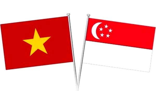 Điện mừng nhân dịp 50 năm thiết lập quan hệ ngoại giao, 10 năm thiết lập quan hệ Đối tác chiến lược Việt Nam-Singapore