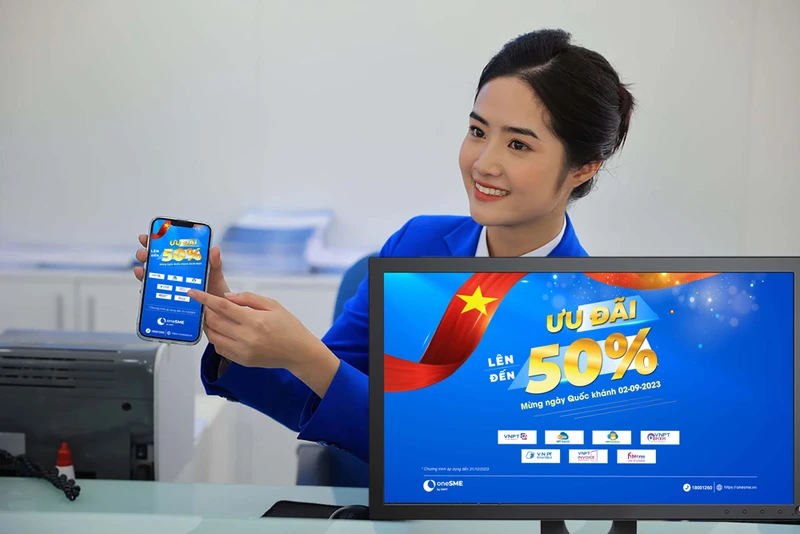 VNPT tưng bừng triển khai chương trình ưu đãi lên tới 50% nhiều dịch vụ.