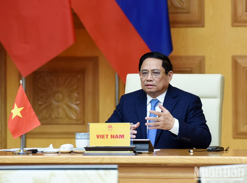 Thủ tướng Phạm Minh Chính phát biểu.