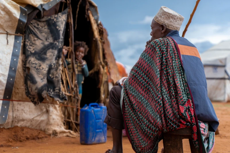 Người di tản ở trại Dubuluk, Ethiopia. Ảnh: IOM/Ethiopia