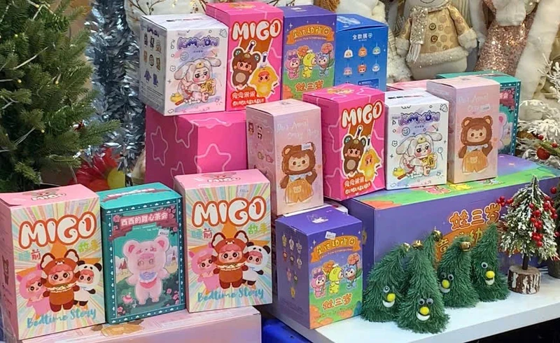 Hộp túi mù Baby Three trở thành cơn sốt thời gian gần đây. (Ảnh: GIA ÂN)