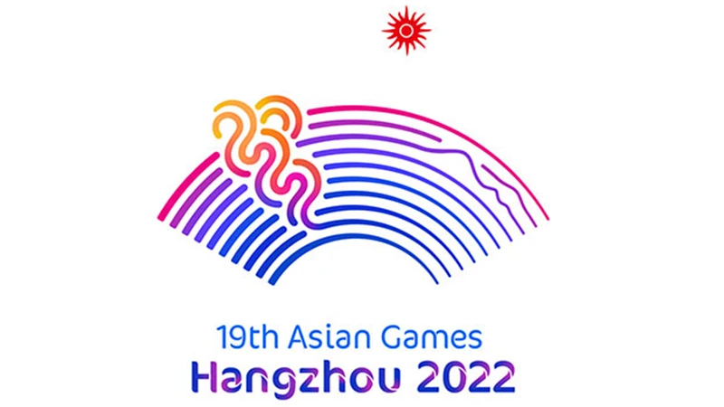Logo ASIAD 19. (Ảnh: Tân Hoa Xã)