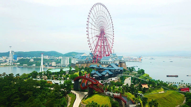 Công viên Sun World Hạ Long (Quảng Ninh) do Tập đoàn Sungroup đầu tư. (Ảnh: DƯƠNG NHUNG)