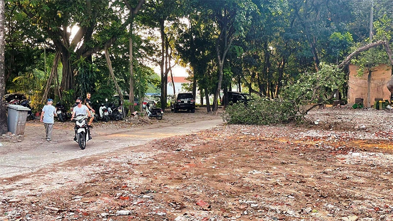 Nhiều vi phạm trong Công viên Tuổi trẻ Thủ đô được xử lý.